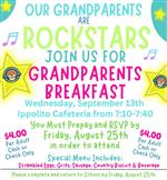 Grandparents Breakfast flyer