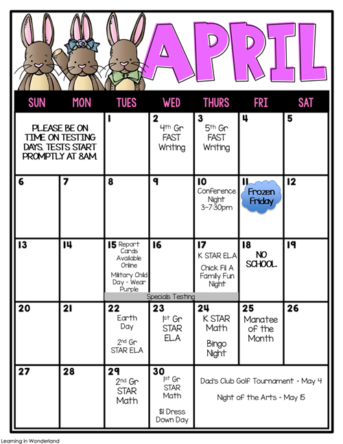  April Newsletter Graphic
