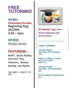 Tutoring Information