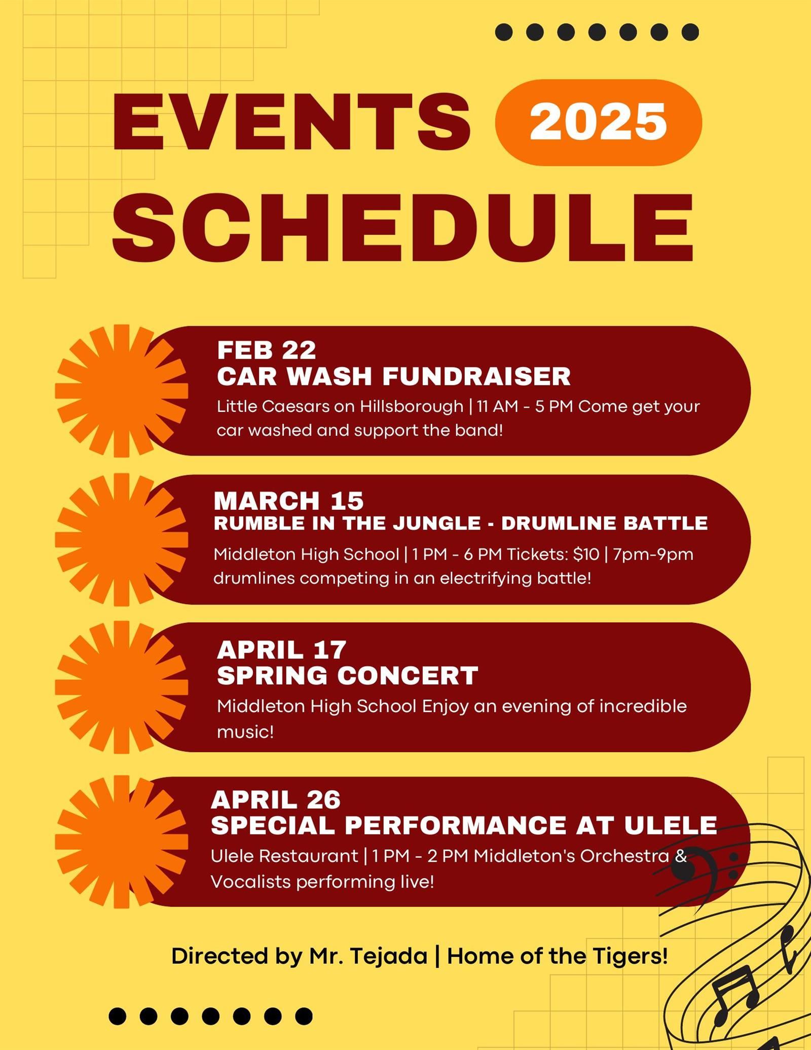  Support the Music Department
