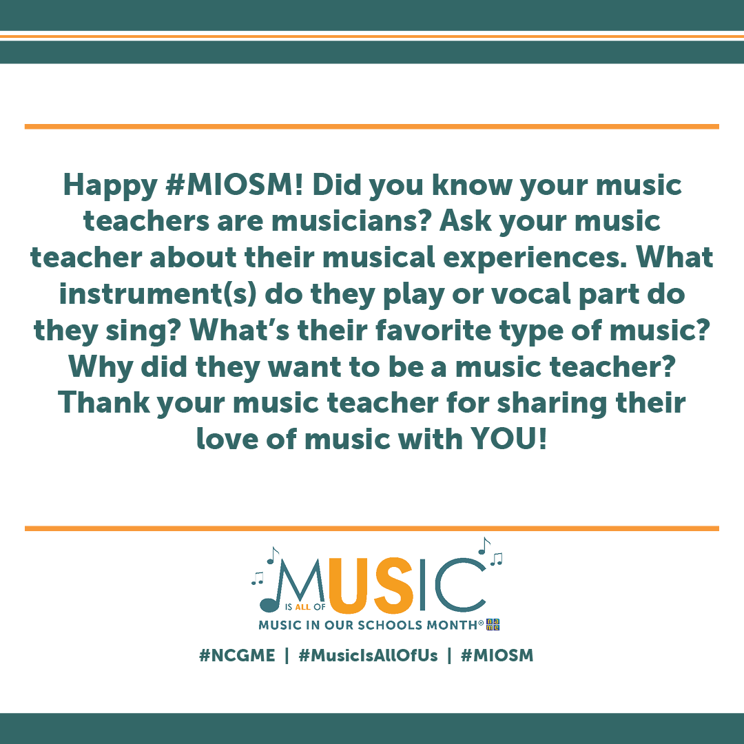  prompt to ask your music teacher what instruments they play