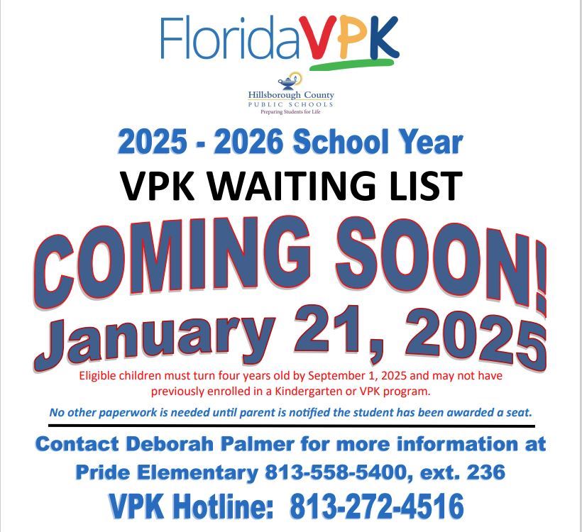  VPK Waitlist