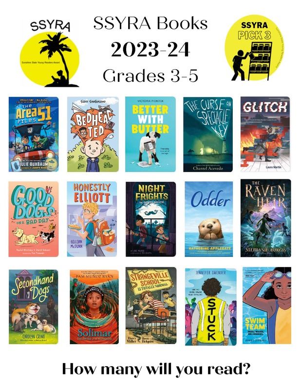  SSYRA books available in the media center