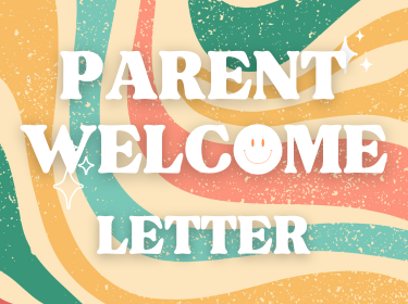  Parent Welcome Letter