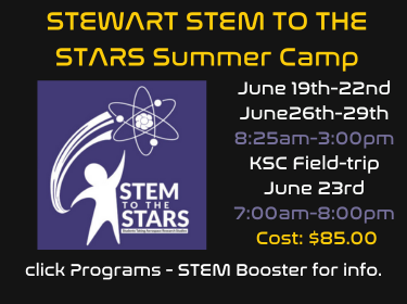  STEM to the STARS - Summer Camp Logo and Information