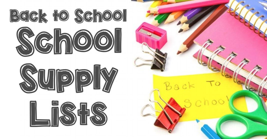 School Supply List 21-22