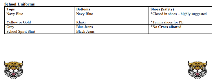  School Uniforms