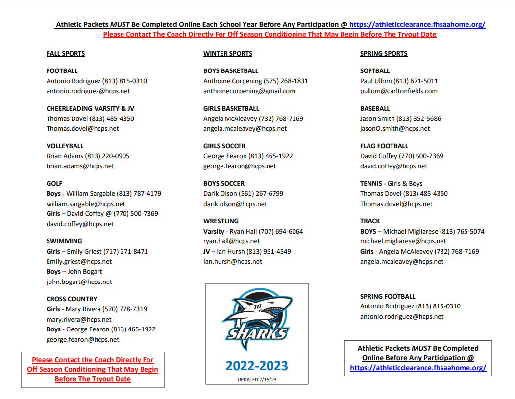 Coach Info