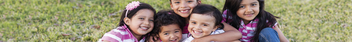 group of smiling children