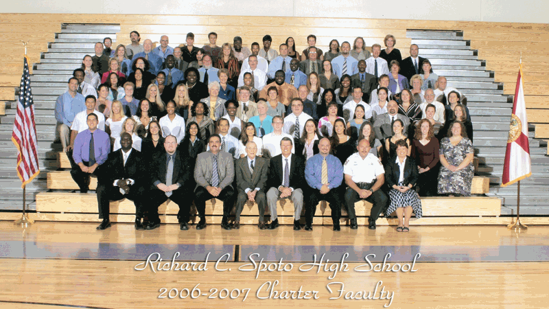 group photo of charter faculty 2006-2007 