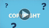 Video Screenshot: the word copyright