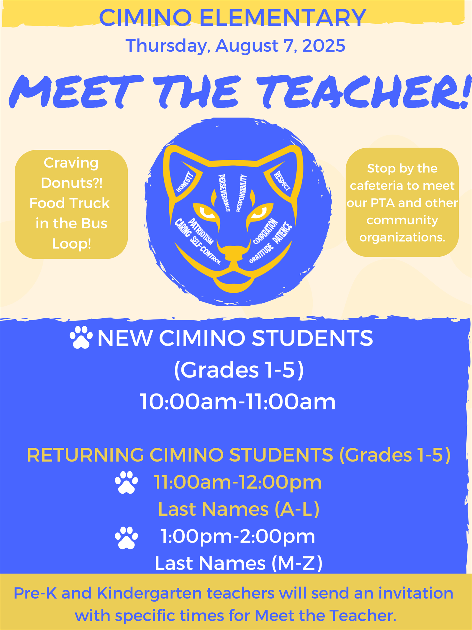  Meet the Teacher 2025