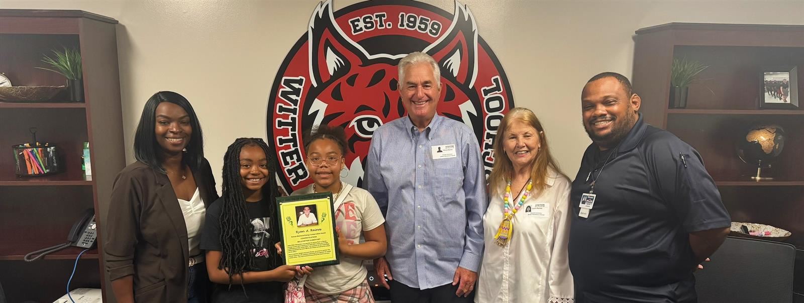 Wiiter Elementary is the 24-25 recipient of the Ryan Raines Evergy award.