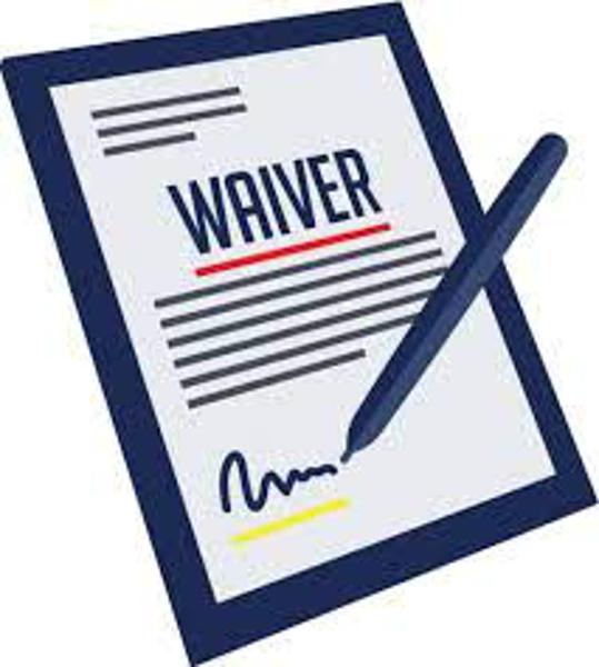  Waiver clip art