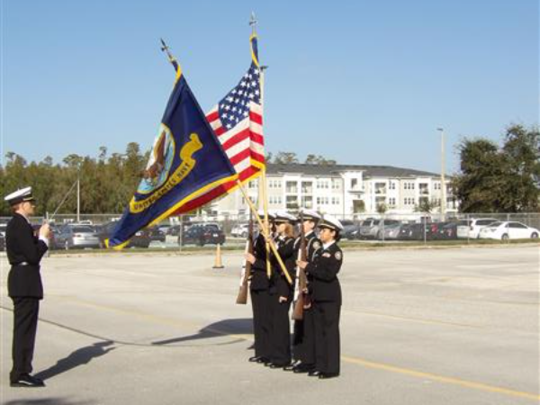 Area Managment Inspection color guard