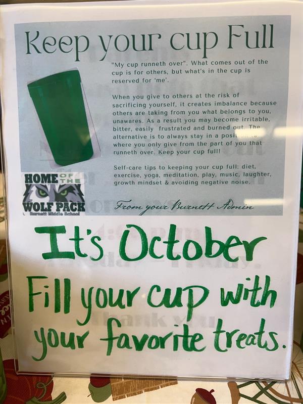 Fill your cup with treats